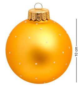 НФШ-1326/3 Ел. украшение Шар «Мышонок с сыром» 100 мм