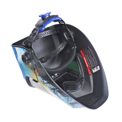 Маска сварщика Patriot WH 600E / 110х60 мм окно / степень затемнения DIN 9- 13 / защитная маска для сварки / сварочный шлем