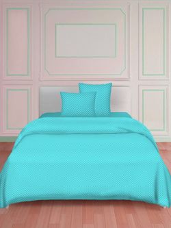 Наволочка комплект 2шт перкаль Сказка "Бирюза" 50x70 см на молнии