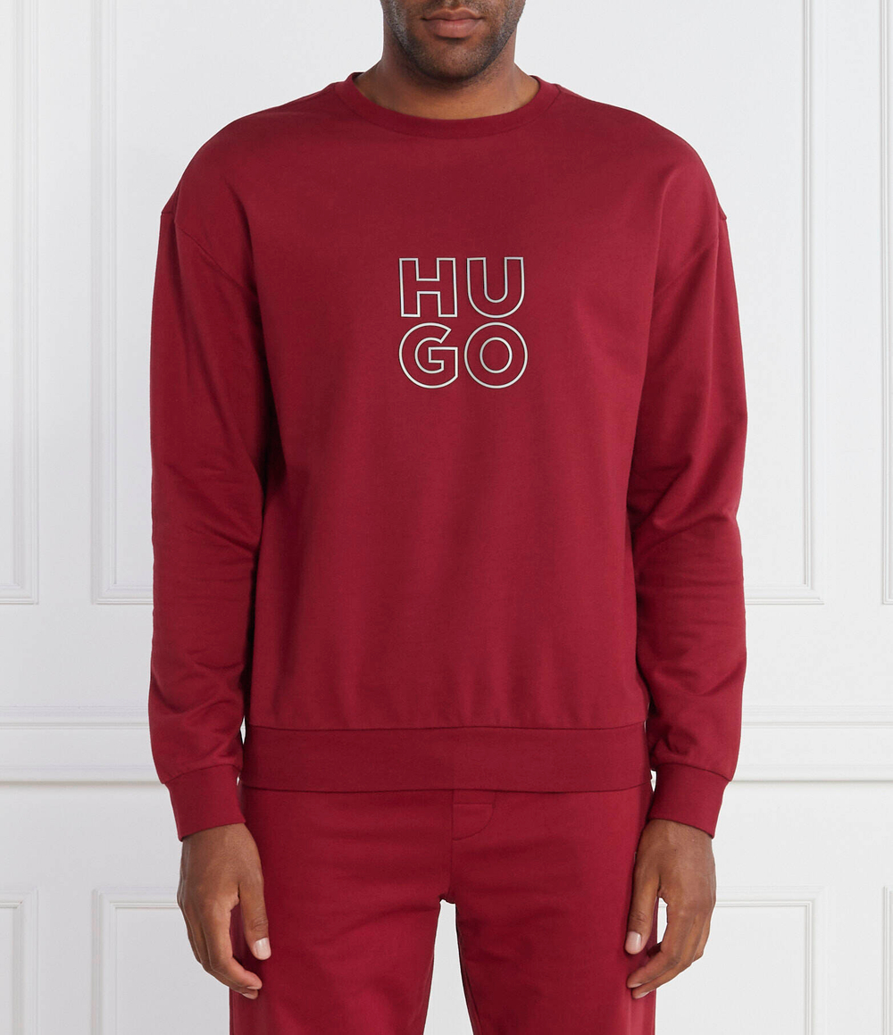 Худи Stacked Hugo Bodywear - бордовый(50501590)