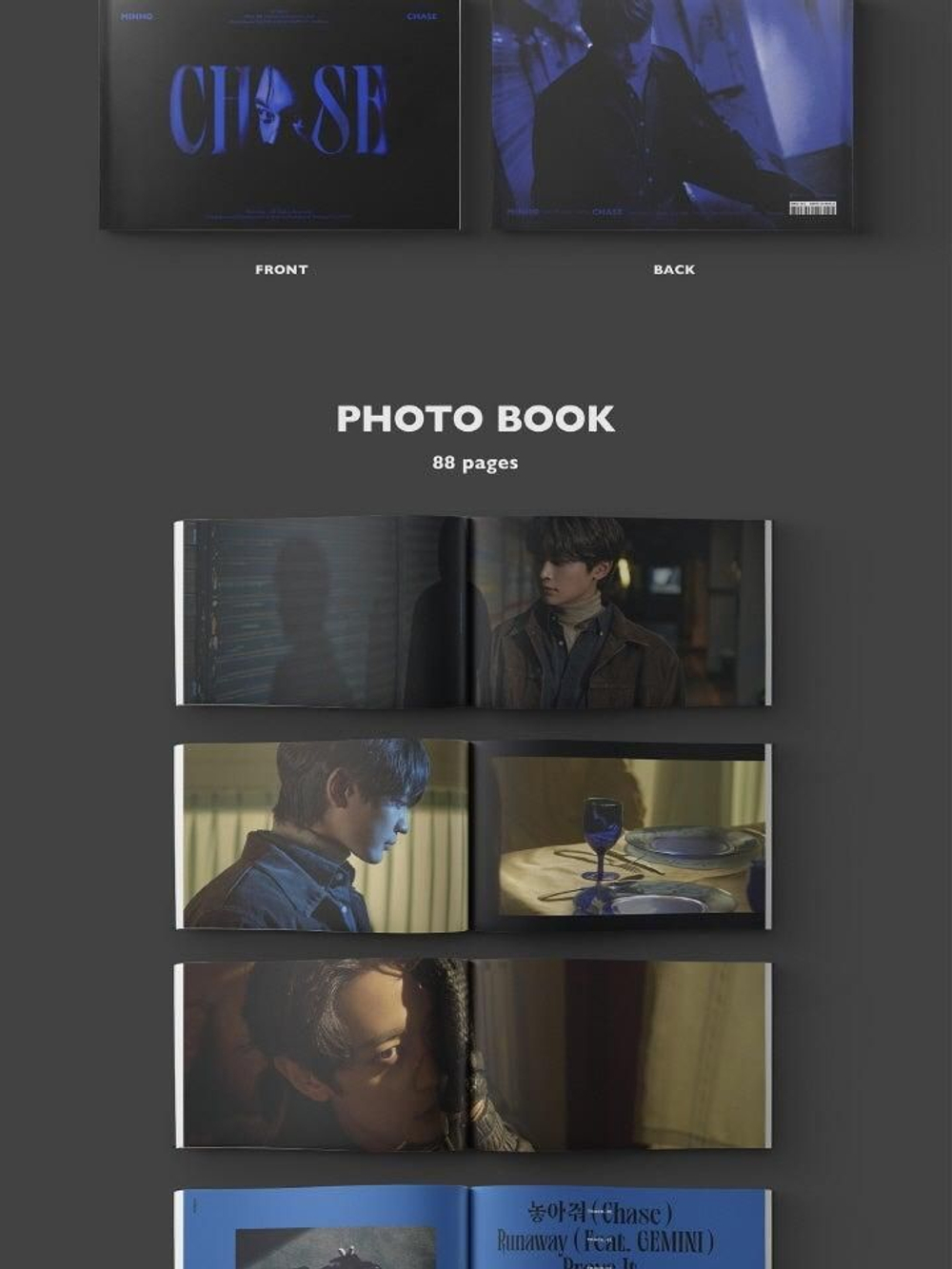Альбом MINHO - CHASE 1st Mini Album BEGINNING Version