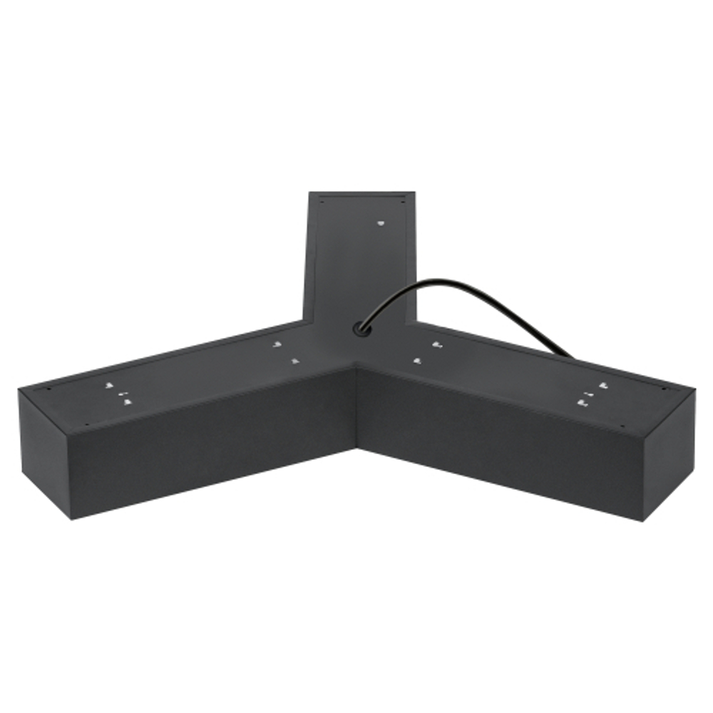 Светильник LED ЭРА Geometria SPO-141-B-40K-028 Igrek 28Вт 4000K 1900Лм IP40 600*80 черный подвесной драйвер внутри