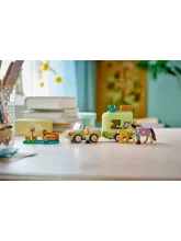 Конструктор Friends 42695 Трейлер для перевозки лошадей