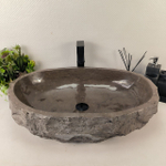 Раковина из мрамора Erozy Grey EM-65017 69*47*15 0892