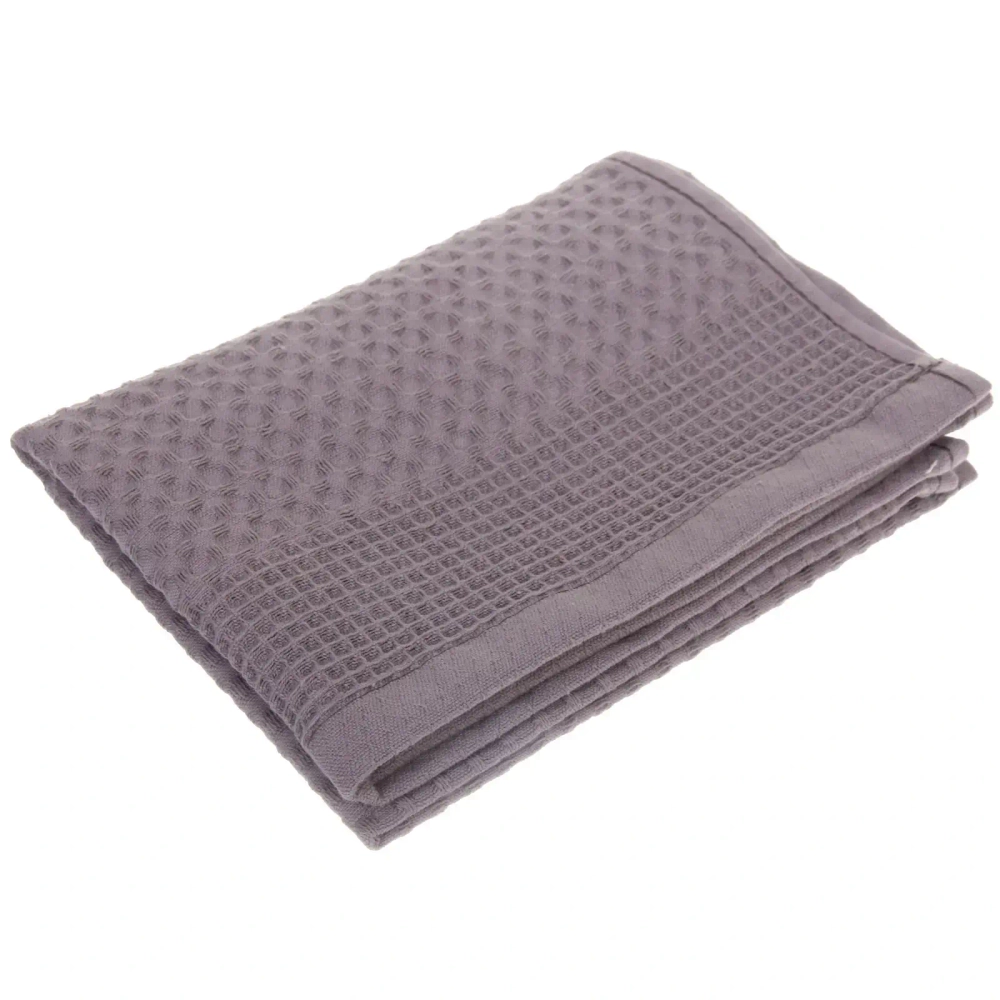 Полотенце вафельное 38*60см «Waffle» плотность 270гр/м, цвет серый 10330