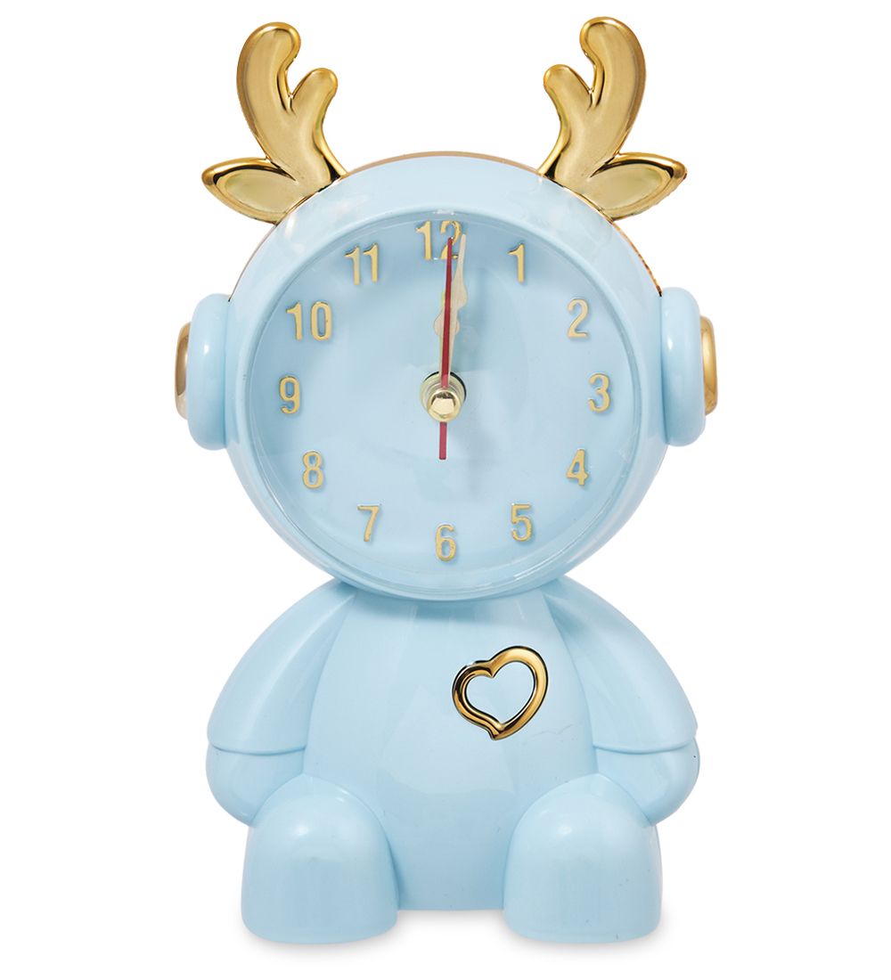 GAEM Art CL-11/1 Будильник «Олененок» голубой