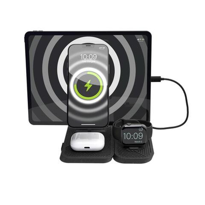 Модульная зарядная станция MagSafe Zens для iPhone, Apple Watch, AirPods и iPad (ZEAPM03) Сертификация MFi