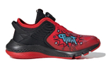 Children's Spiderman x adidas Activeflex Boa K joint fashion breathable low-cut children's running shoes red and black