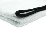 А302 INTERIOR & WINDOW CLOTH Белая вафельная микрофибра для интерьера и стекол 45x65 см, 380 г/м²