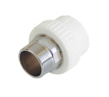 Муфта комбинированная Kalde 32x1" НР наружная резьба под шестигранник 3222-nmo-321006