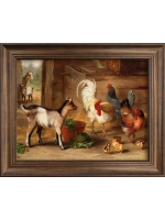 Картина интерьерная на холсте в раме 25*31 см