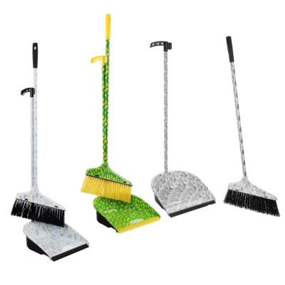 Совок+щетка VETTA "Сад", 2 цвета (12шт/кор)