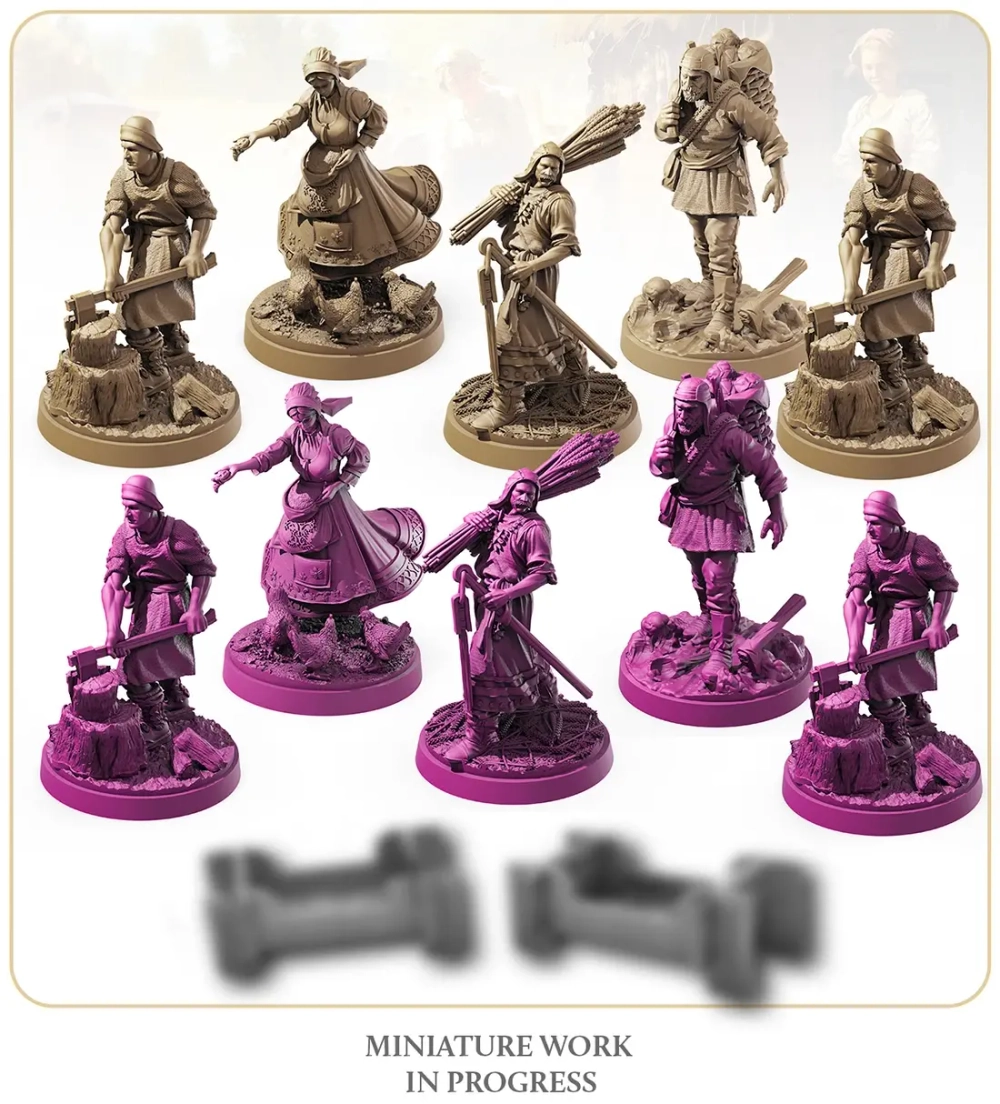 Agricola 3D Family Miniatures – 5&6th Player Set