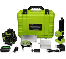 Нивелир лазерный DLT MW-94D PRO, 4 замкнутые плоскости (16 линий), дальность 40м, арт. 0184