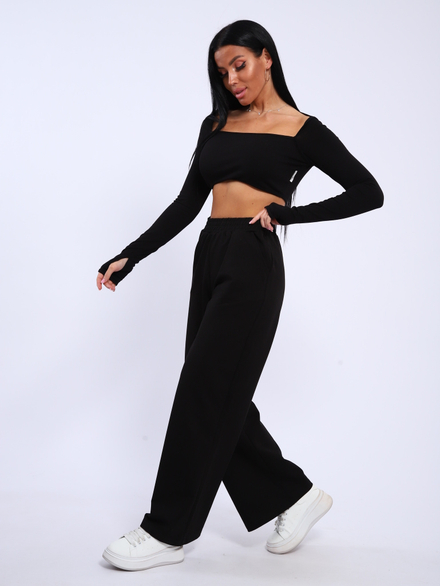 Брюки на манжете 2