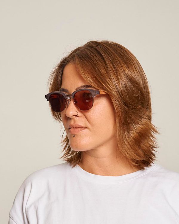 Очки солнцезащитные Teddy 8 brown wood / dark brown - фото 3