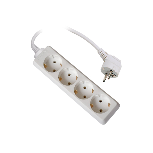 S-GCD4-5 Удлинитель Uniel серии Стандарт, с/з, 4 гн., шнур 5 м