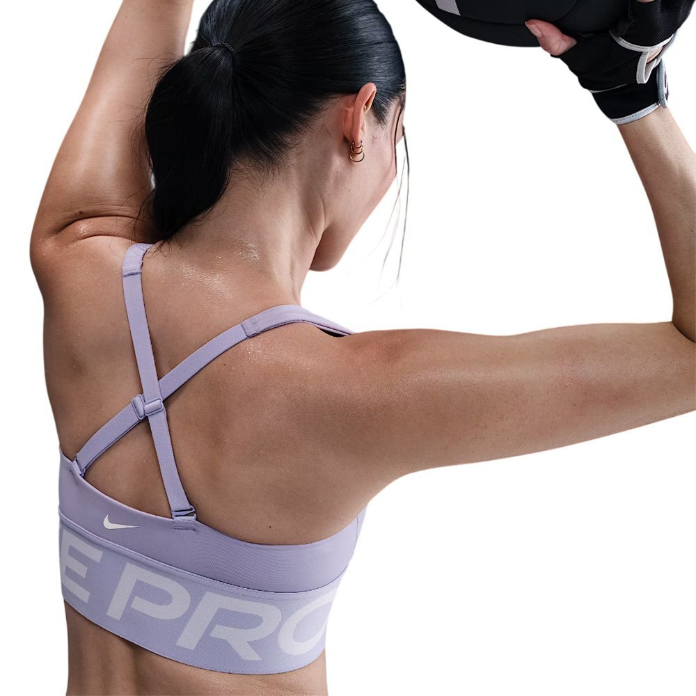 Спортивный женский топ Nike Pro Indy Plunge Bra Purple