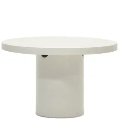 Стол Aiguablava, Ø120 см, белый цемент
