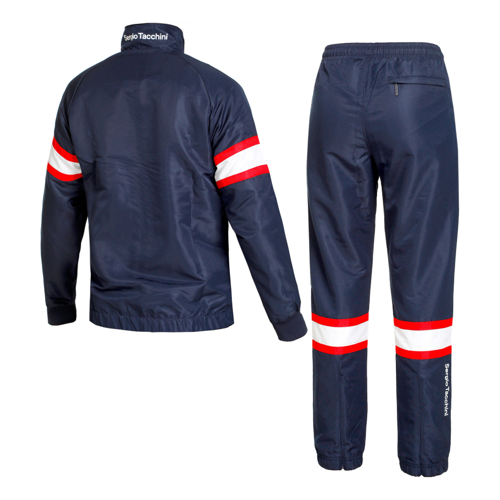 Мужские теннисные Костюмы Sergio Tacchini Board Tracksuit Men - Blue, Red