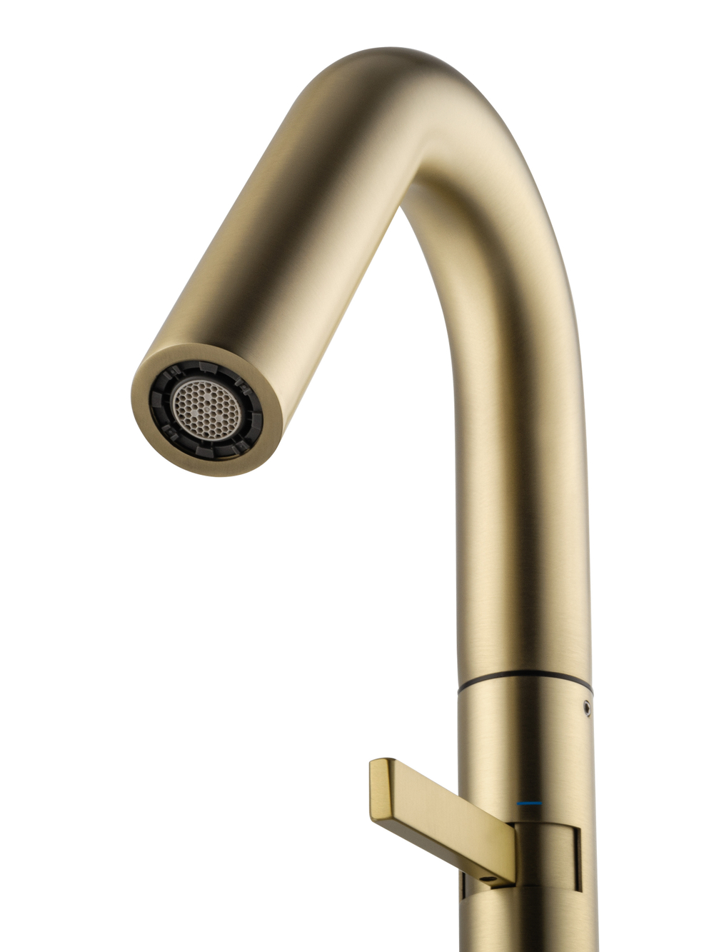 Смеситель для раковины высокий WONZON & WOGHAND, Брашированное золото (WW-6068-BG)