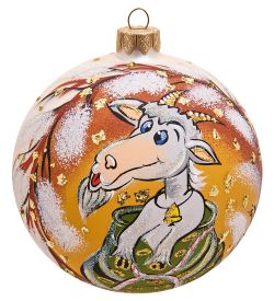 Элита НФШ-1446 Ел.украшение Шар «Козлик в мешке» 100 мм