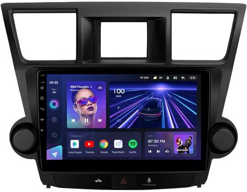 Магнитола для Toyota Highlander 2 U40 2007-2013 (крутилки активные) - Teyes CC3L на Android 10, CarPlay, 4G SIM-слот