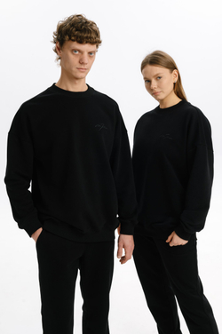 Толстовка Mazzika Unisex удлиненная, цвет черный