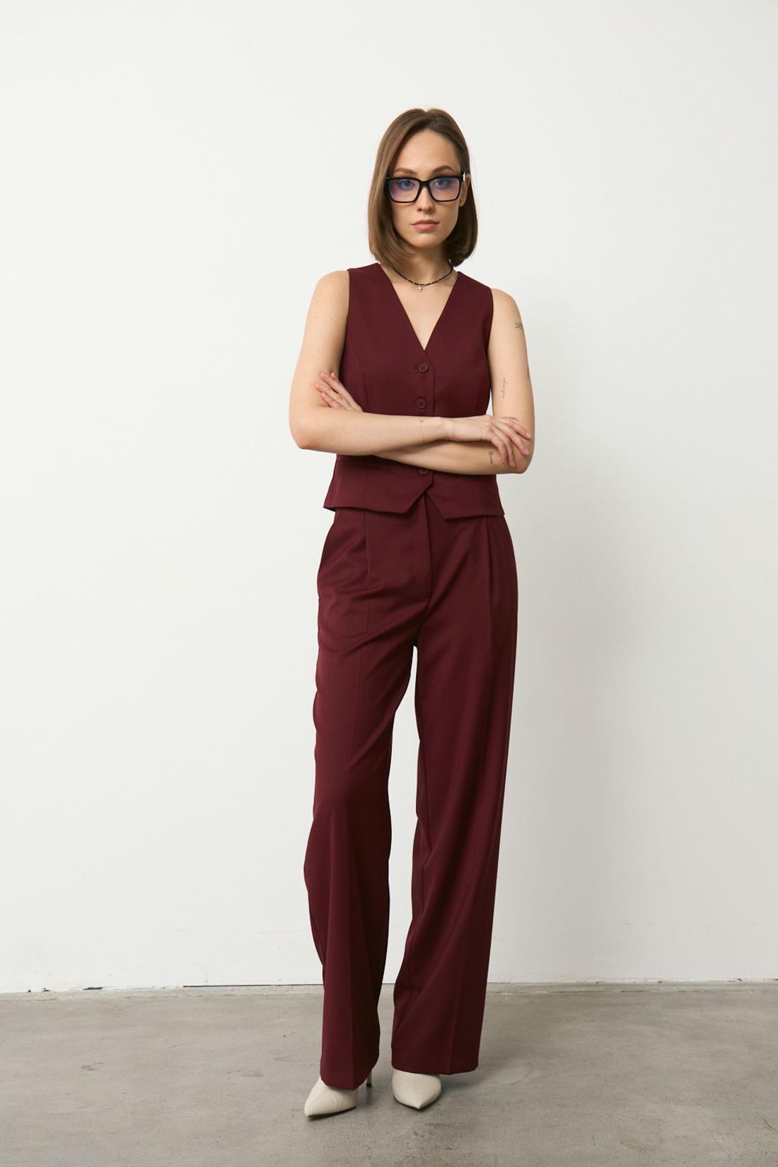 Костюм R4067 винный / 42