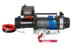 Лебёдка автомобильная электрическая 12V Runva 9500 lbs 4350 кг MAX высокоскоростная, влагозащищенная, синтетический трос