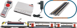SmartControl WLAN Цифровой набор Электровоз SNCB + 2 двухэтажных пассажирских вагона, рельсы на подложке
