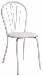 Стул Венеция 3 (А) к/з бел.сер. К-с белый