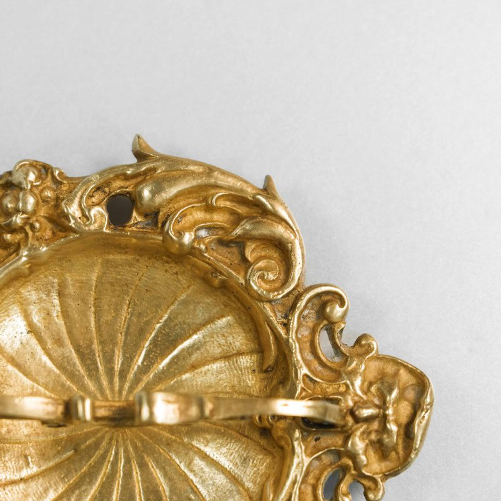 Винтажная пепельница из латуни