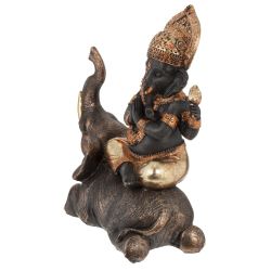 GAEM Фигурка декоративная "Ганеша на слоне", L21 W10 H25 см