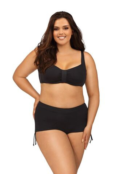 Раздельный купальник в спортивном стиле (Размер: 90E/44) (Цвет: черный)