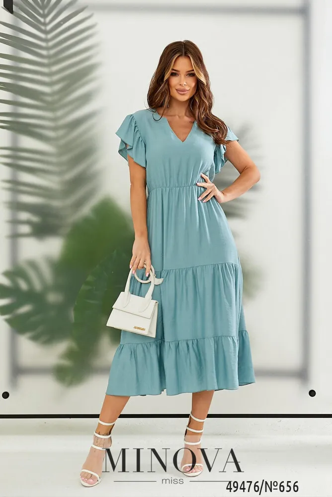 Платье 656-ментоловый Minova