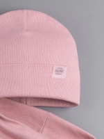 Шапка трикотажная и снуд для девочки на осень