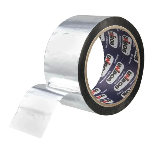 Клейкая лента металлизированная 48мм х 50м UNIBOB