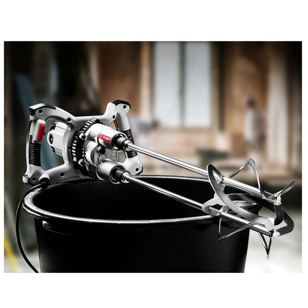 Миксер строительный электрический Зубр Мастер МР-1400