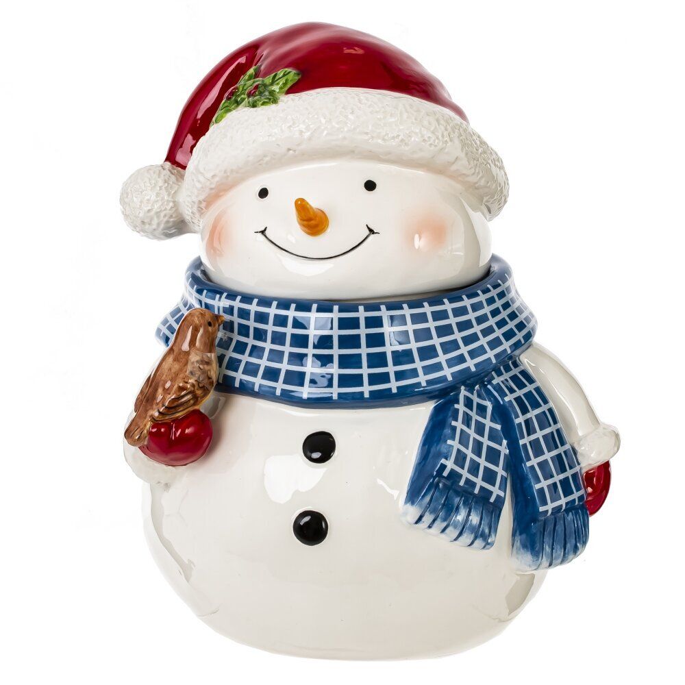 GAEM Конфетница "Снеговик", 1, 1, 1480 мл, L18 W14 H22 см