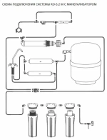 Система очистки воды Акватекс 5 ступени (обратный осмос, вер.2)