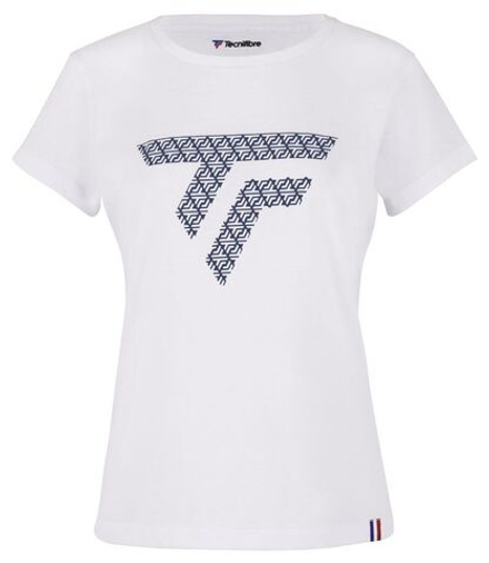 Женская теннисная футболка Tecnifibre Training Tee 2023 - white
