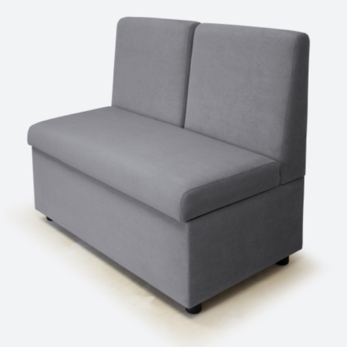 Диван в прихожую 100 см, с ящиком, Dream Grey