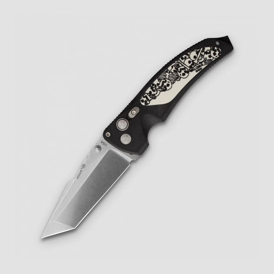 Складной нож HOGUE «EX-03 Stone Tumbled Tanto Blade» HG/34340TFS c клинком из стали 154CM, рукоять PPS (Инженерный пластик)