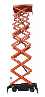 Несамоходный подъемник ножничного типа GROST Tower 500-11 АС с выдвижной платформой 212589