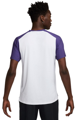 Мужская теннисная футболка Nike Court Advantage Tennis - wild grape/white