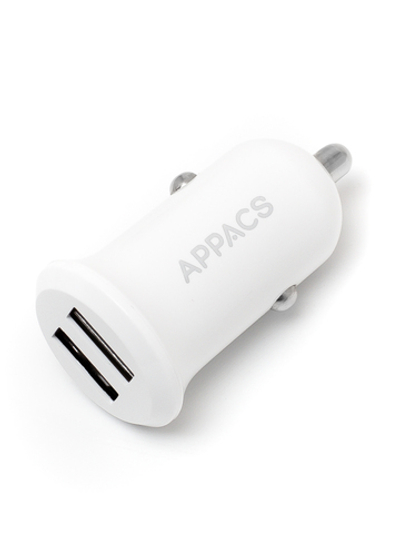 Автомобильное зарядное устройство APPACS (ПРОМО) AP01016, 2USB 2.4A