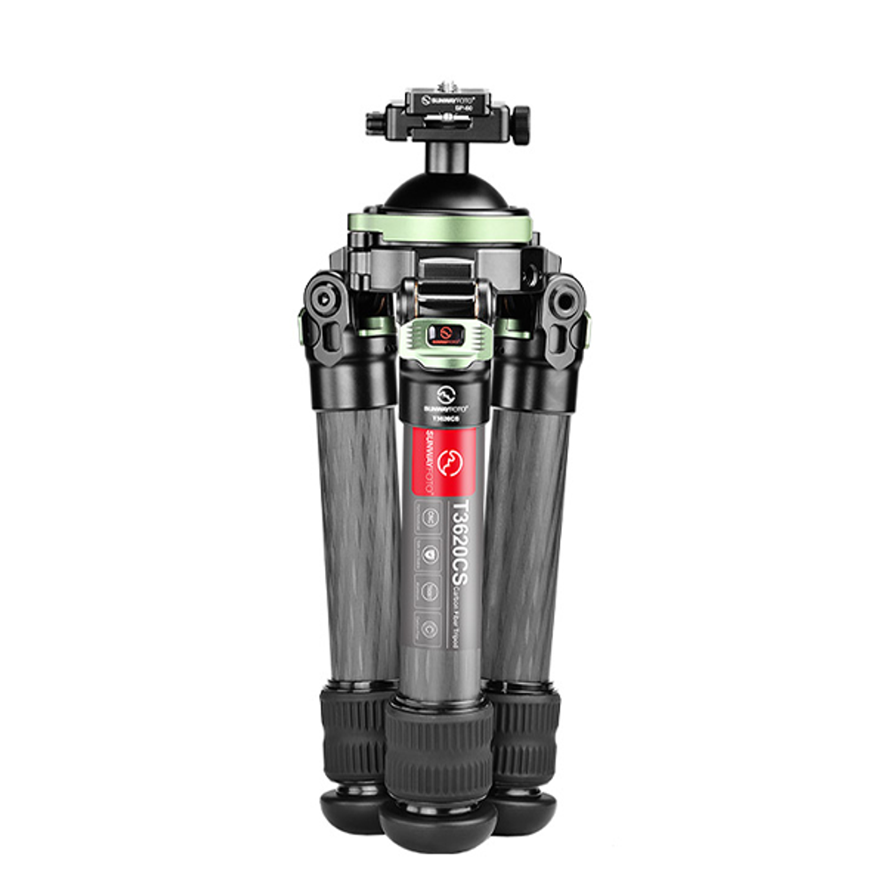 Штатив-трипод карбоновый Sunwayfoto T3620CS-D с зажимом SM-76 под ложе