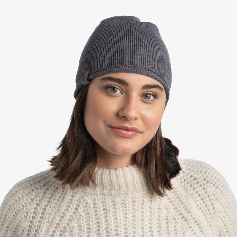 Вязаная шапка Buff Hat Knitted Lekey Grey Heather Фото 3