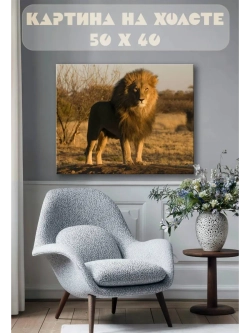 Картина на стену 40 X 50 Лев